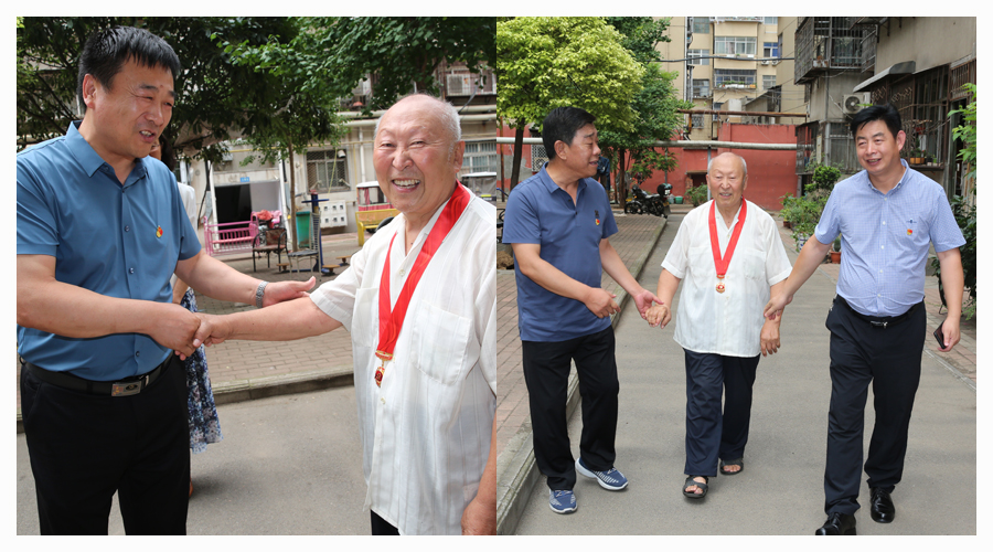 我校开展“光荣在党50年”纪念章颁发活动 我校开展“光荣在党50年”纪念章颁发活动