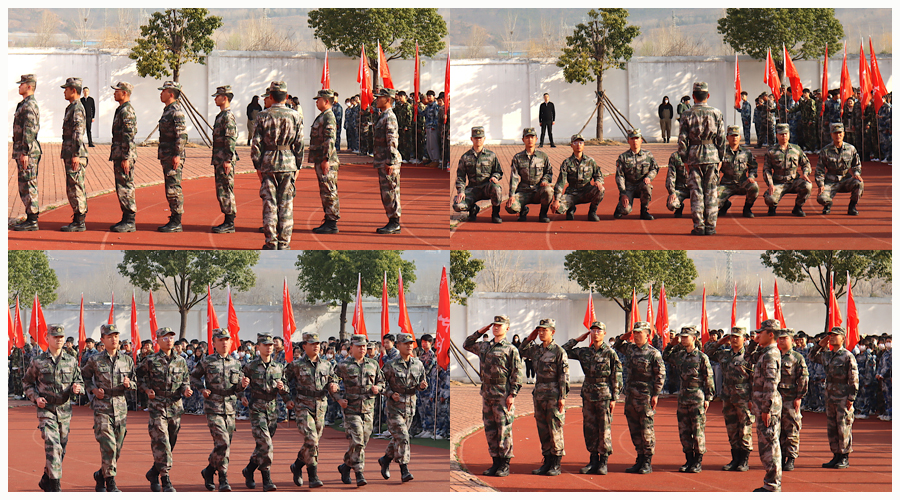 我校举行2022级学生军训开营仪式