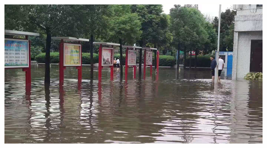 齐心协力排涝排险 全力保障校园安全 齐心协力排涝排险 全力保障校园安全