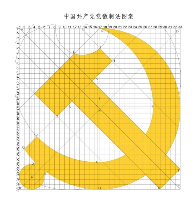 中国共产党党徽党旗条例 中国共产党党徽党旗条例