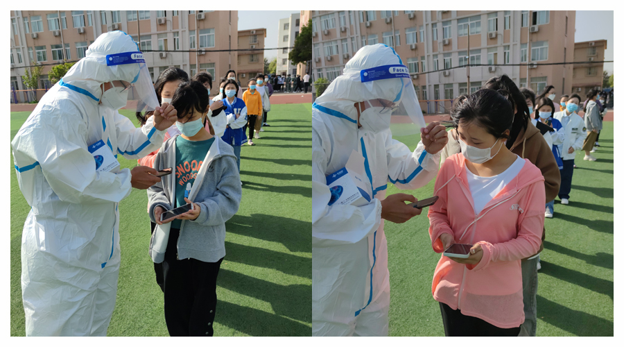 我校组织开展新一轮师生全员核酸检测 我校组织开展新一轮师生全员核酸检测