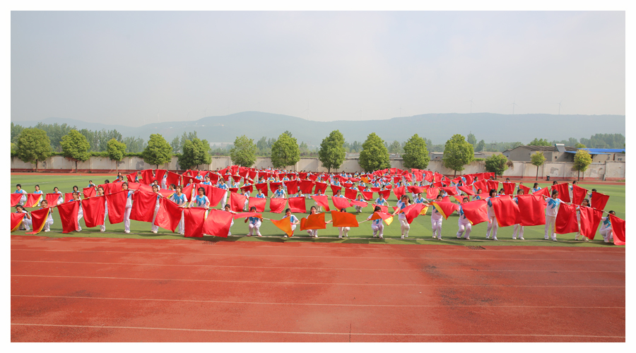 我校成功举办第九届运动会