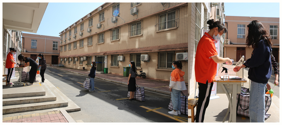 我校开展2021年秋季学期开学疫情防控新一轮演练活动