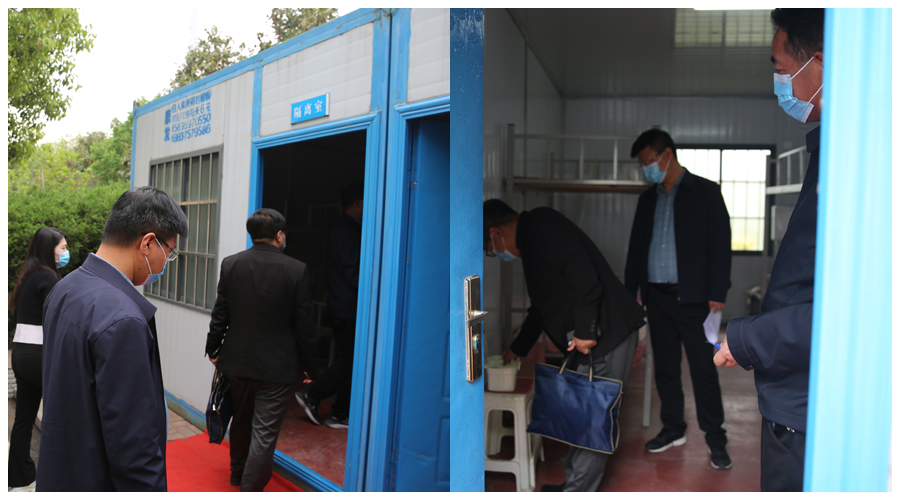 平顶山市教育体育系统新冠肺炎疫情防控工作专班 督导检查组莅临我校督导检查