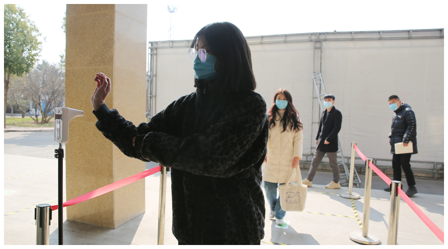 我校开展2022年春季开学疫情防控演练