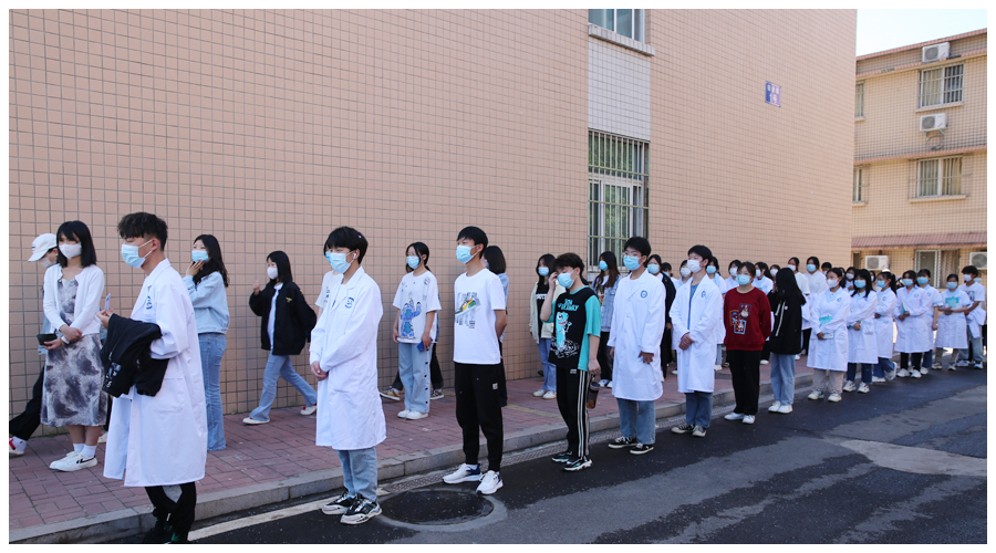 我校进行新一轮全员核酸检测