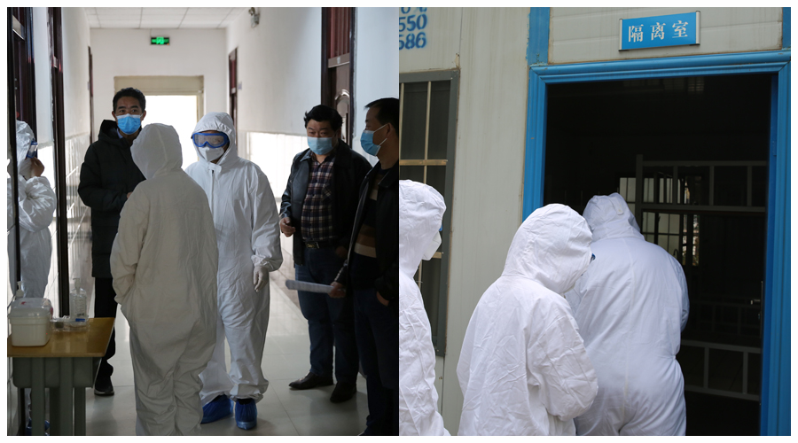 我校开展全过程全要素实景疫情防控演练