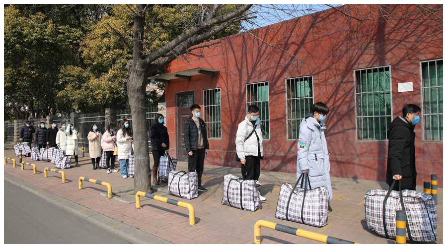 我校开展2022年春季开学疫情防控演练