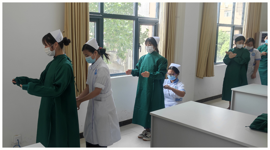 我校进行2020～2021学年第二学期专业实训技能考试