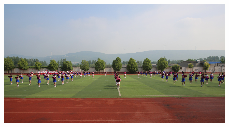 我校成功举办第九届运动会