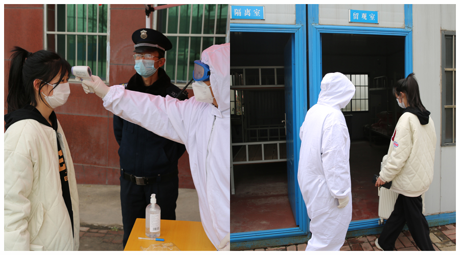 我校开展全过程全要素实景疫情防控演练