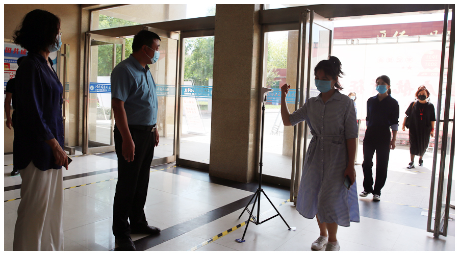 我校开展2021年秋季开学疫情防控演练 我校开展2021年秋季开学疫情防控演练